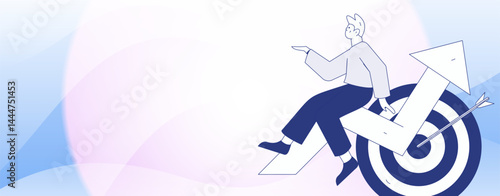 Virtual characters social communication concept business flat vector hand drawn illustration
