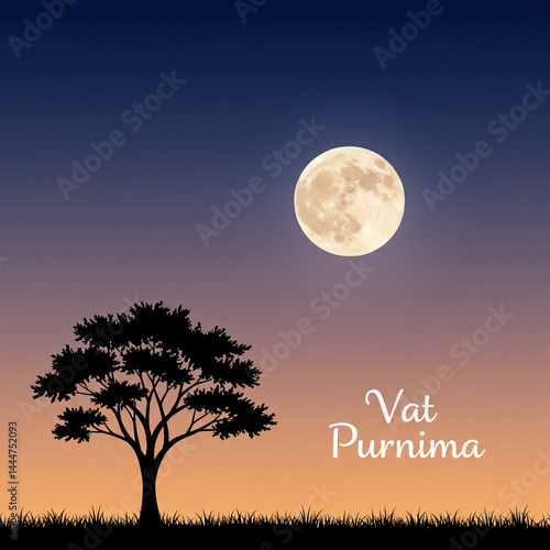 Vat Purnima Text with Banya...