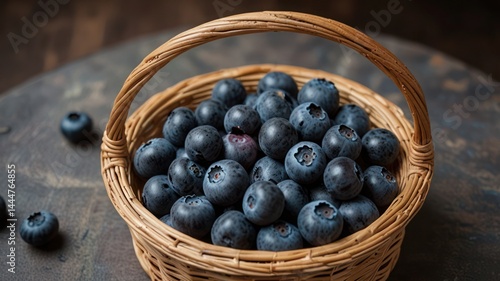 Wallpaper Mural blueberries in a basket Torontodigital.ca