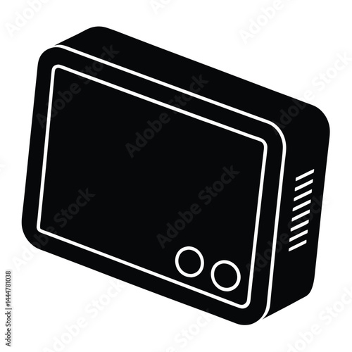 Tablet computer device with keyboard flat icon for apps and websites, Computer tablet device flat vector icon for apps and websites, Computer Screen icons thin line illustrations designs, Computer.