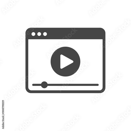 Video Player Window: A simple and intuitive video player window interface is featured in the image.