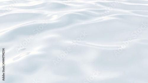 とろりとした白い液体の穏やかな波