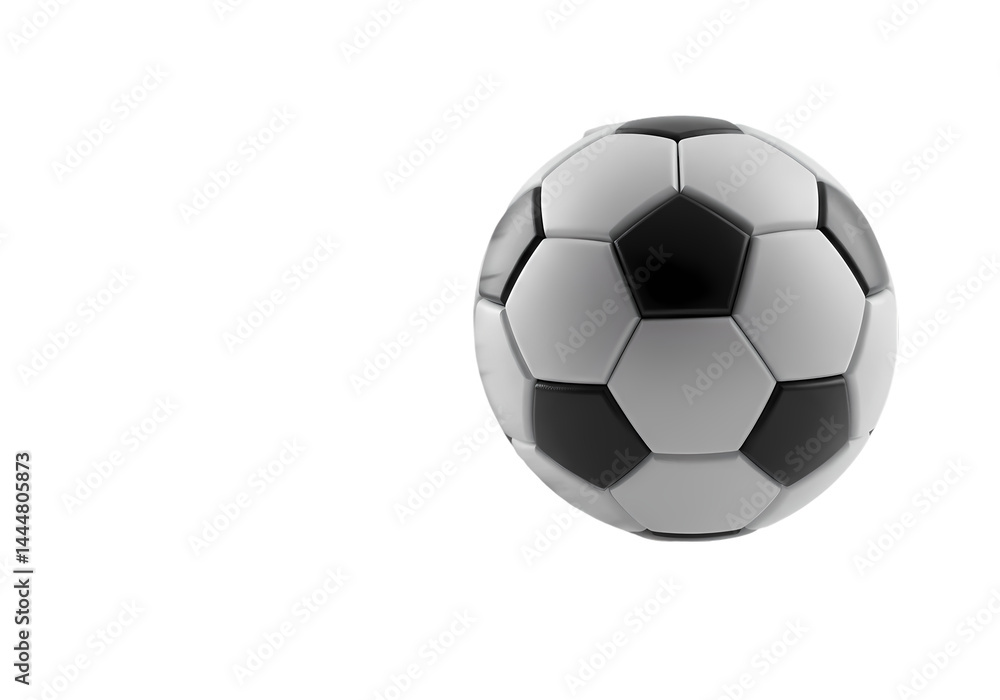 Black and White Soccer Ball Image on Transparent background Black and White Soccer Ball Image on Transparent background