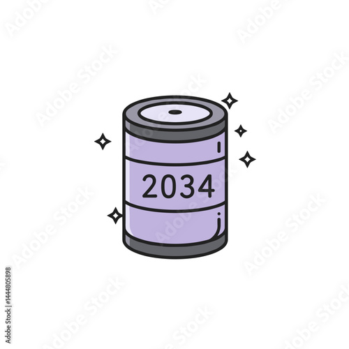 Time Capsule Icon 2034 - Иконка капсулы времени  