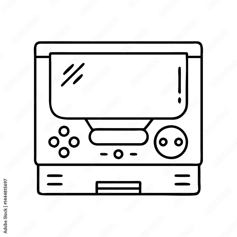 game console icon, game console vector illustration-simple illustration of game console, perfect for game console logos and icons game console icon, game console vector illustration-simple illustration of game console, perfect for game console logos and icons