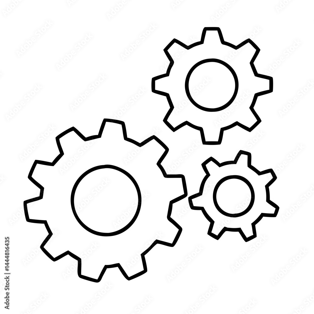 gear wheels icon, gear wheels vector illustration gear wheels icon, gear wheels vector illustration