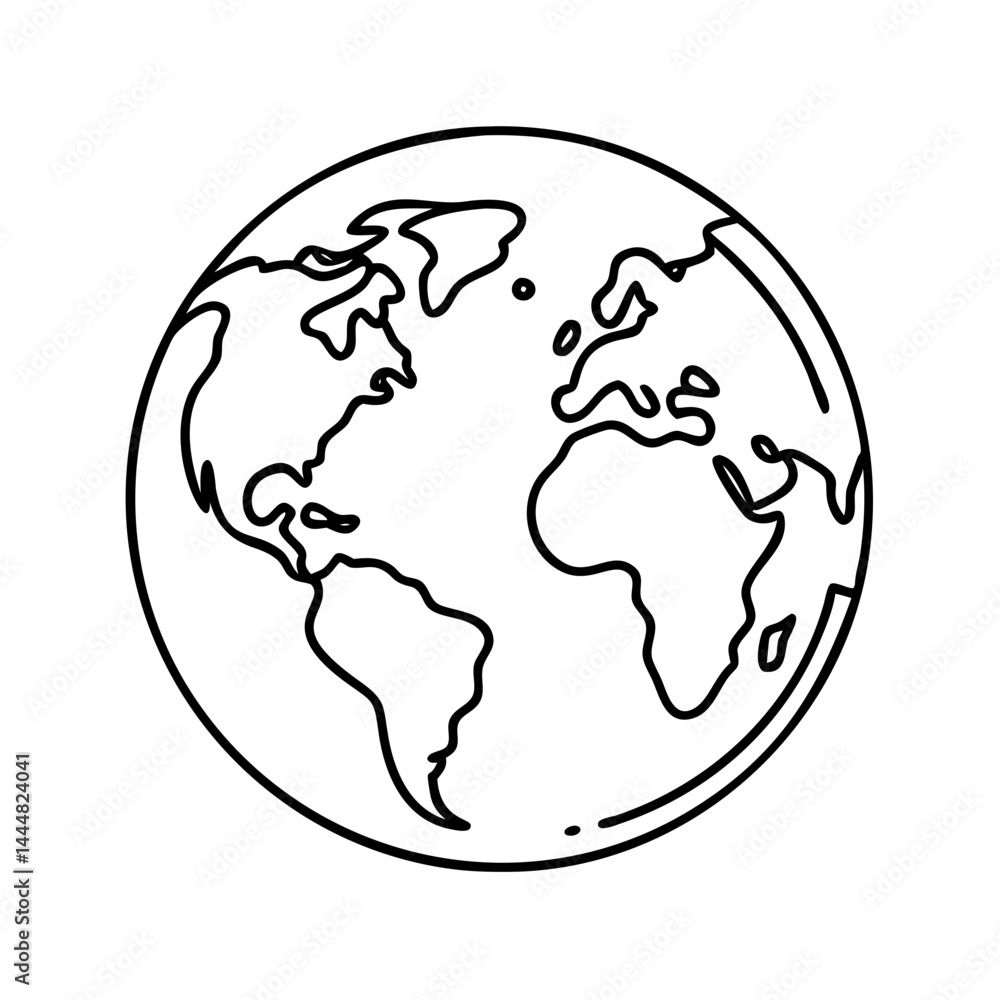 planet earth icon, planet earth vector illustration-simple illustration of planet earth, perfect for planet earth logos and icons planet earth icon, planet earth vector illustration-simple illustration of planet earth, perfect for planet earth logos and icons