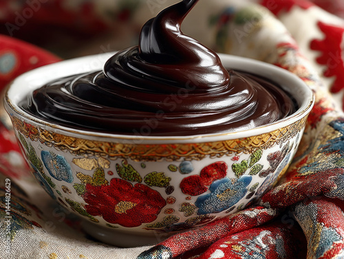 A luscious bowl of chocolat...