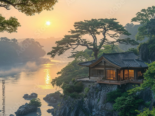 A scenic representation of ...
