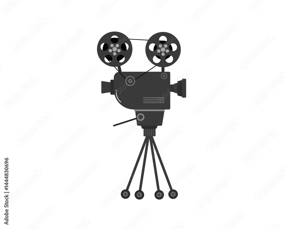 Obraz premium png theatre concept design with technology filmstrip and clapperboard for camera video montage or cinema show including snacks goggles and colourful art elements for broadcast event