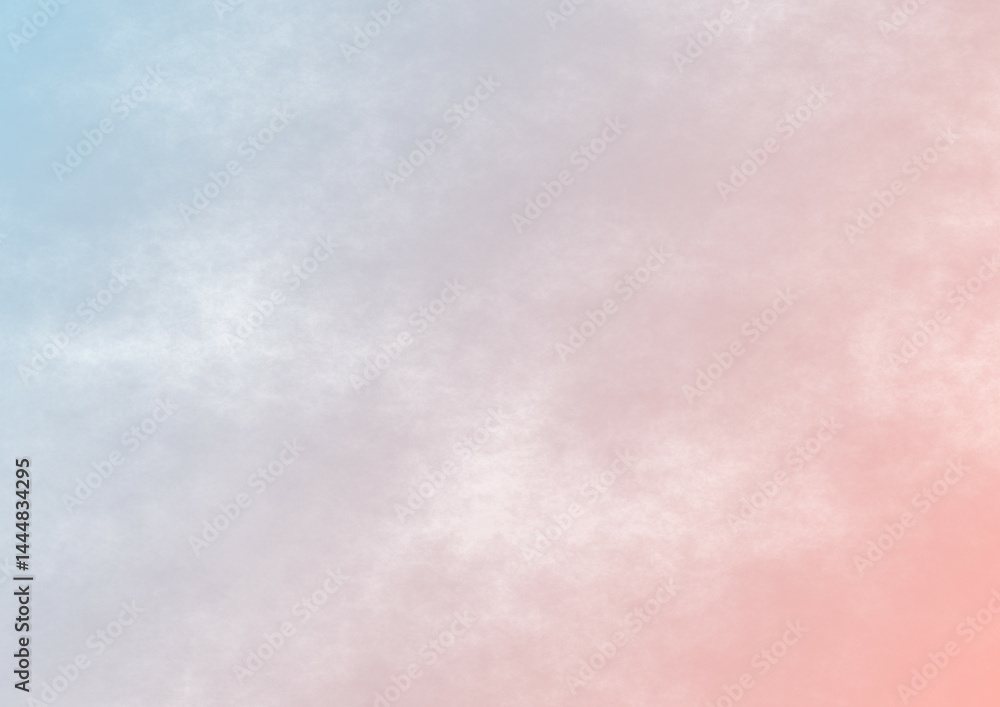 Fototapeta premium 斜めグラデーション×パステルカラー背景(ブルー×ピンク)