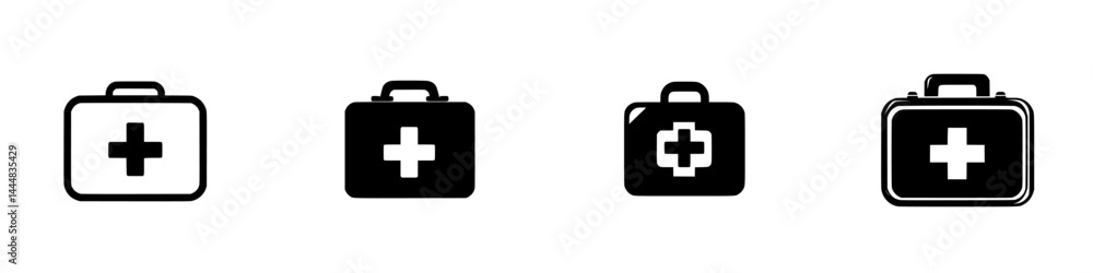 Exploring silhouettes of first aid kits designed for health and safety representation in diverse contexts Exploring silhouettes of first aid kits designed for health and safety representation in diverse contexts