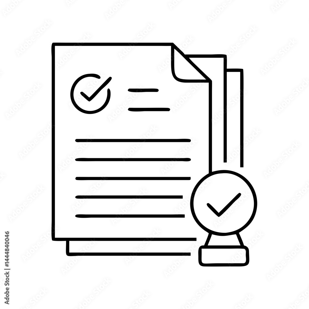 approved documents icon, approved documents vector illustration-simple illustration of approved documents, perfect for approved documents logos and icons approved documents icon, approved documents vector illustration-simple illustration of approved documents, perfect for approved documents logos and icons