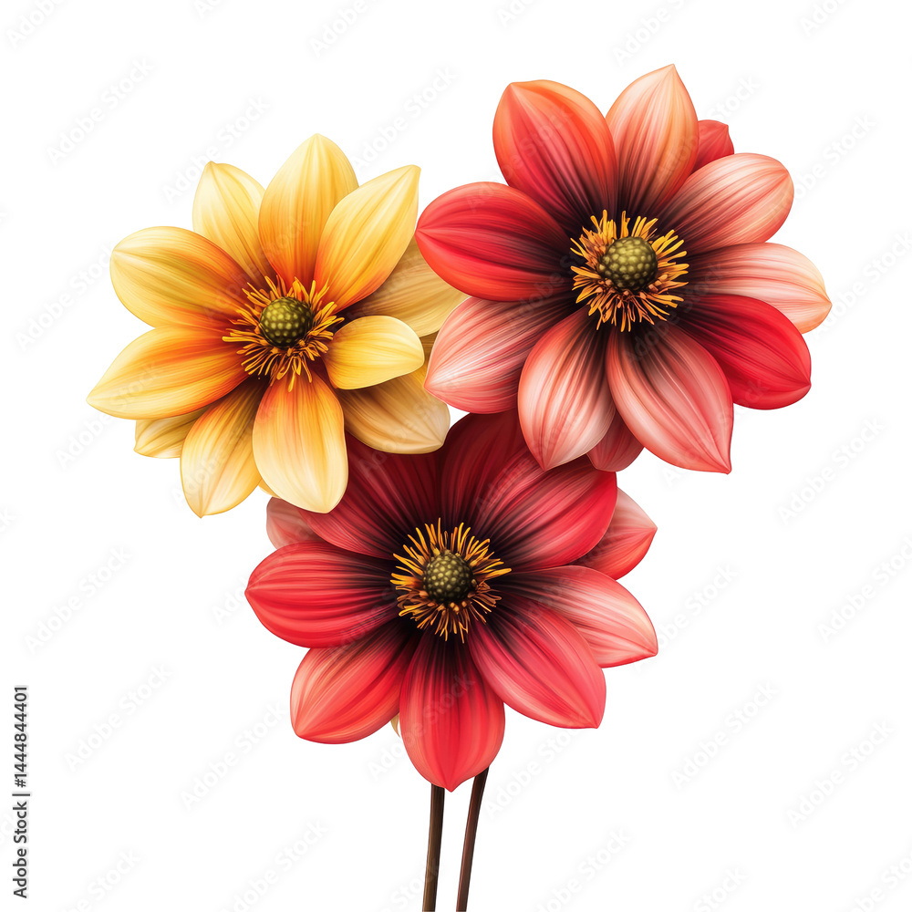Colorful Dahlia Bouquet Colorful Dahlia Bouquet