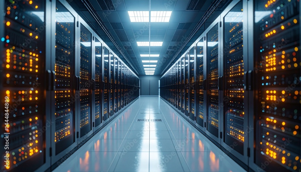 Data center servers illustrating advanced computing infrastructure solutions Data center servers illustrating advanced computing infrastructure solutions
