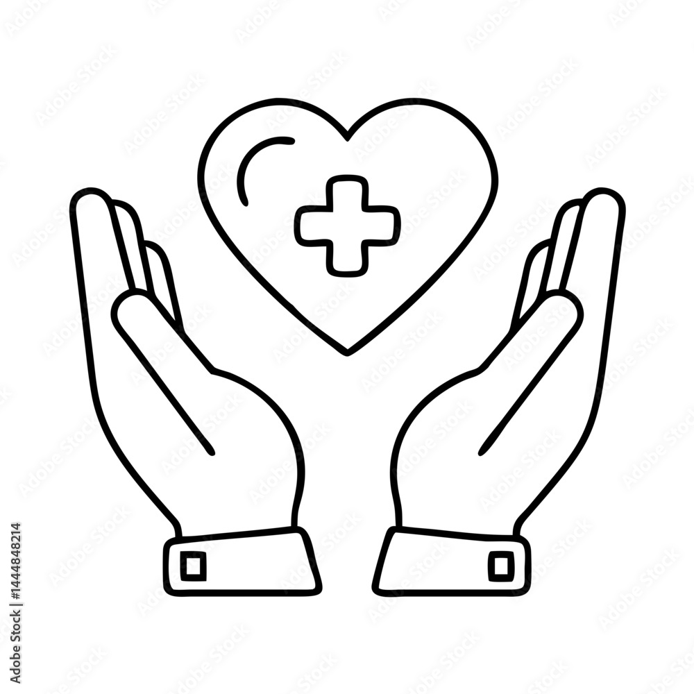 Obraz premium care basics series icon, care basics series vector illustration-simple illustration of care basics series, perfect for care basics series logos and icons