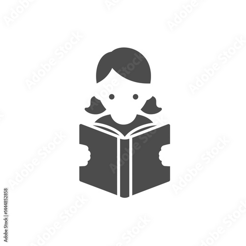 Reading Time: A graphic illustration of a person deeply immersed in the world of books, symbolizing the joy of reading and the pursuit of knowledge.