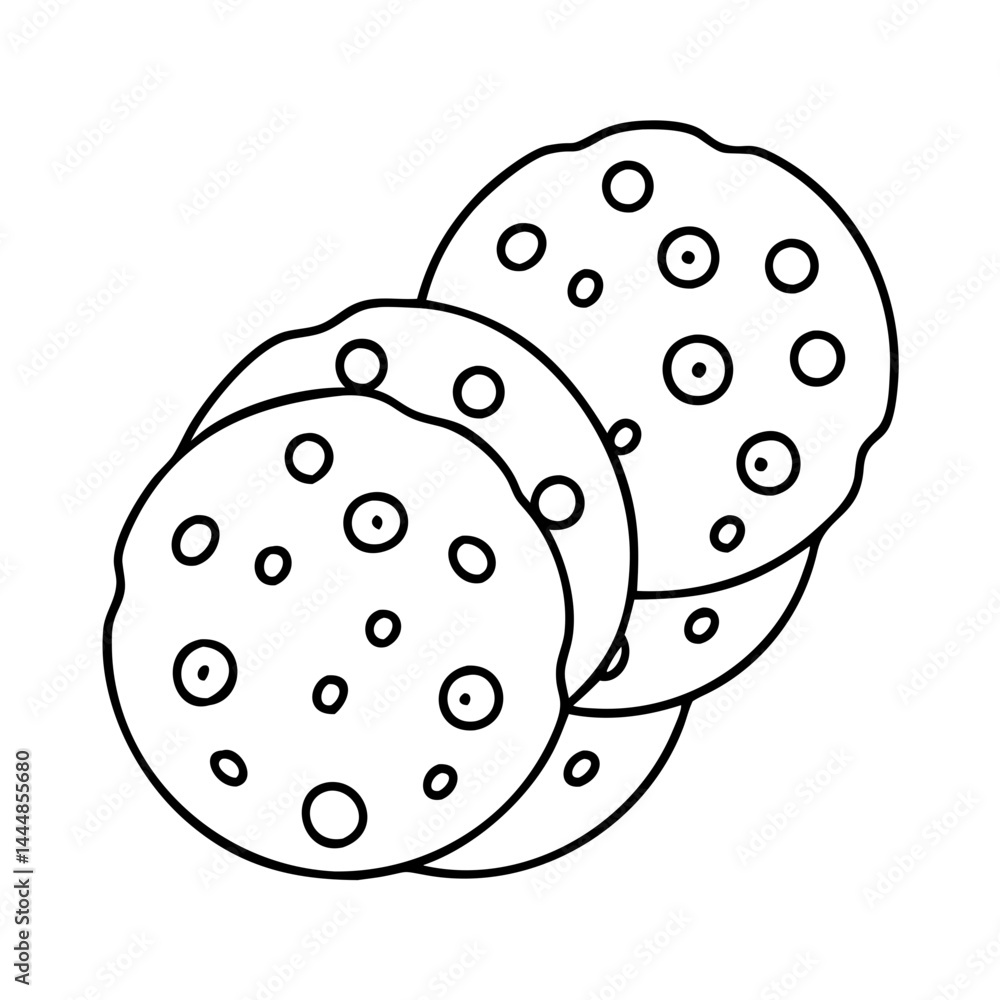 cookies icon, cookies vector illustration-simple illustration of cookies, perfect for cookies logos and icons cookies icon, cookies vector illustration-simple illustration of cookies, perfect for cookies logos and icons