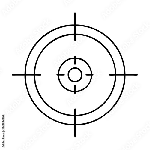 crosshair icon icon, crosshair icon vector illustration-simple illustration of crosshair icon, perfect for crosshair icon logos and icons