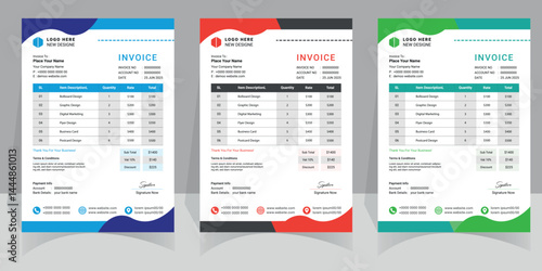Premium Invoice Template for Effortless Business Transactions and Seamless Financial Operations. Sleek, Professional Design for Corporate Use. Thank You.
