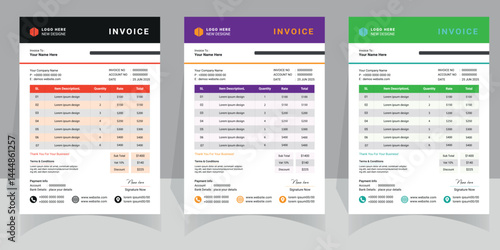 Premium Invoice Template for Effortless Business Transactions and Seamless Financial Operations. Sleek, Professional Design for Corporate Use. Thank You.
