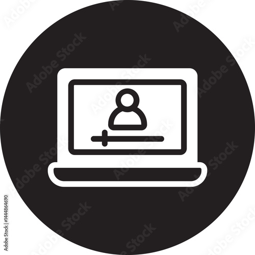 vlogger glyph icon