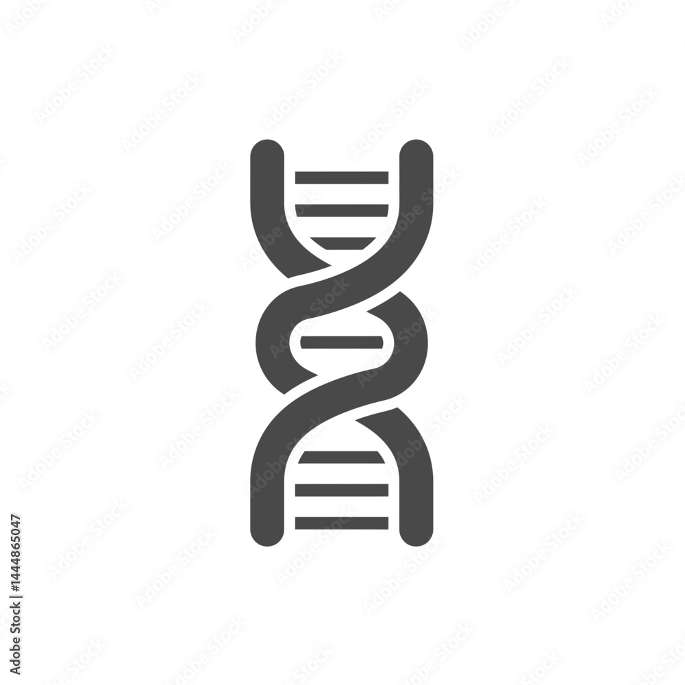 DNA Helix: A visually striking representation of the DNA double helix, symbolizing the very essence of life, is presented in a clean, minimalist style. 