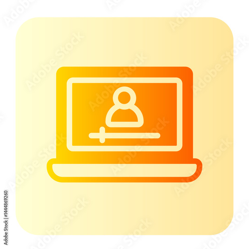 vlogger gradient icon