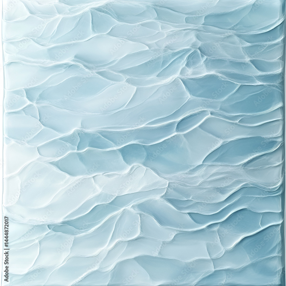 Fototapeta premium Tranquil water waves ocean surface abstract art serene environment top-down view fluid motion concept