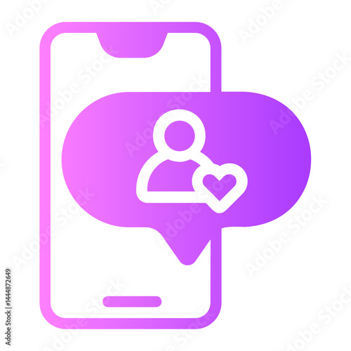 follower gradient icon