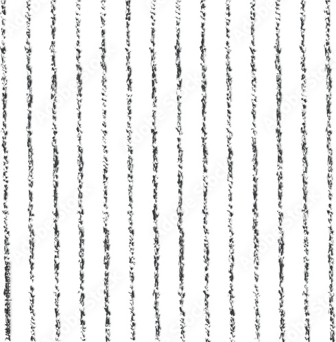 Texture in the form of vertical noisy stripes.