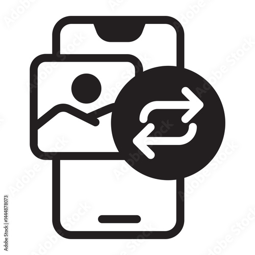 repost glyph icon