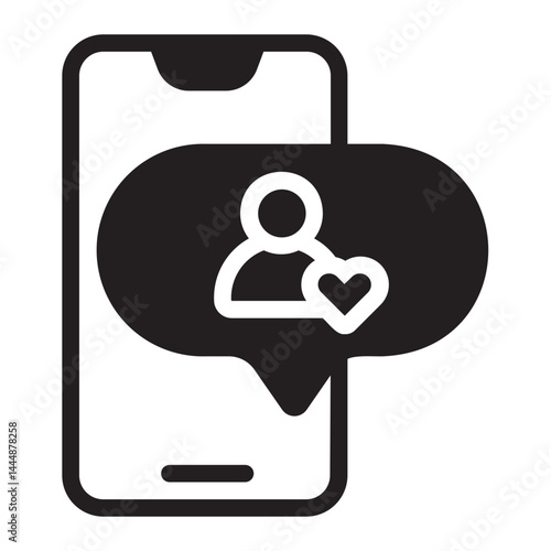 follower glyph icon