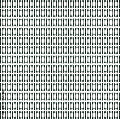 Texture in the form of horizontal rows of sticks with double-sided thickenings.