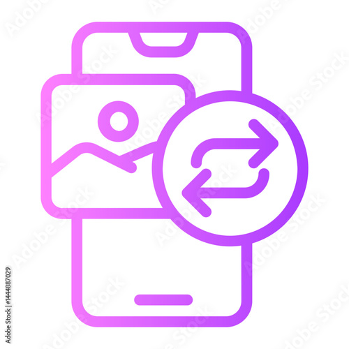 repost gradient icon
