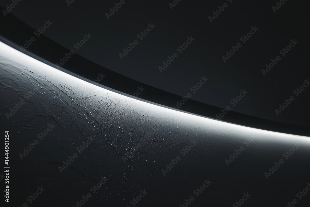Abstract Light and Shadow Play on a Dark Background with Curves Abstract Light and Shadow Play on a Dark Background with Curves