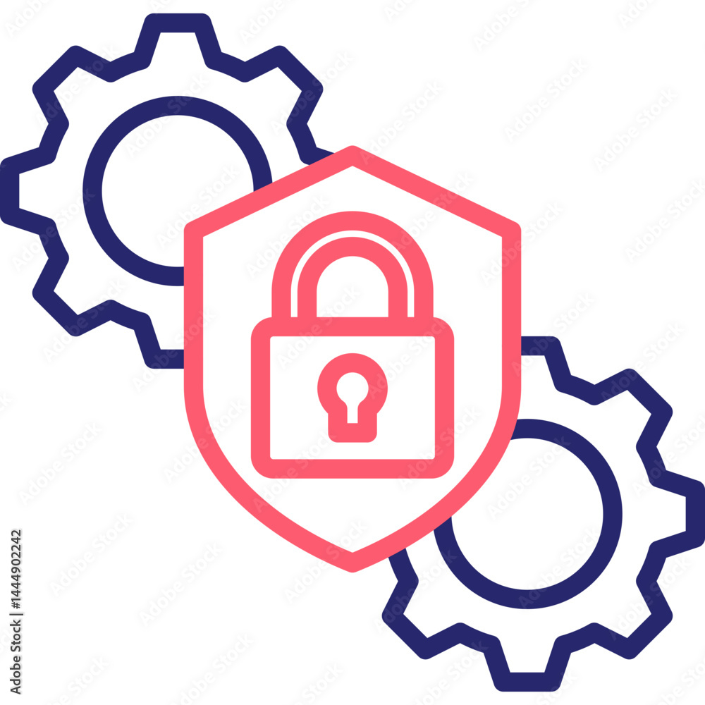 Security System Icon Security System Icon