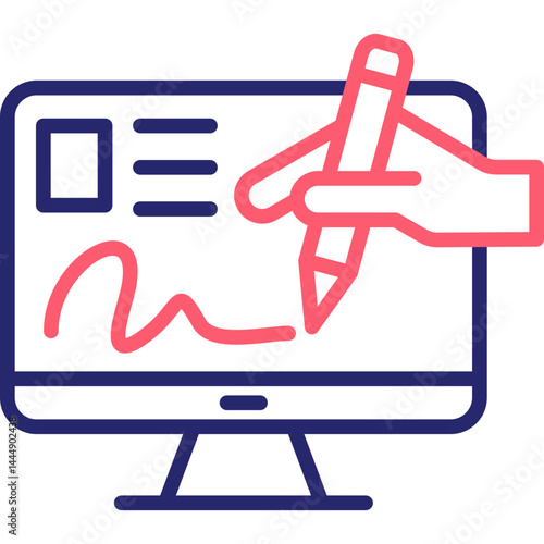 Digital Signature Icon