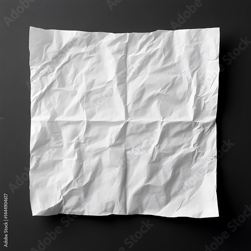 Wallpaper Mural Crumpled white paper on dark background Torontodigital.ca
