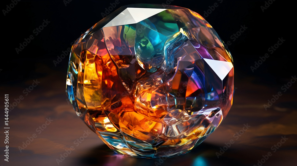 crystal ball on black crystal ball on black
