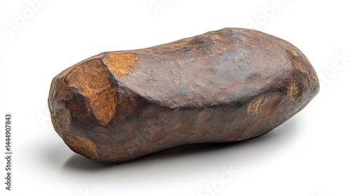 Rough, brown, oblong object