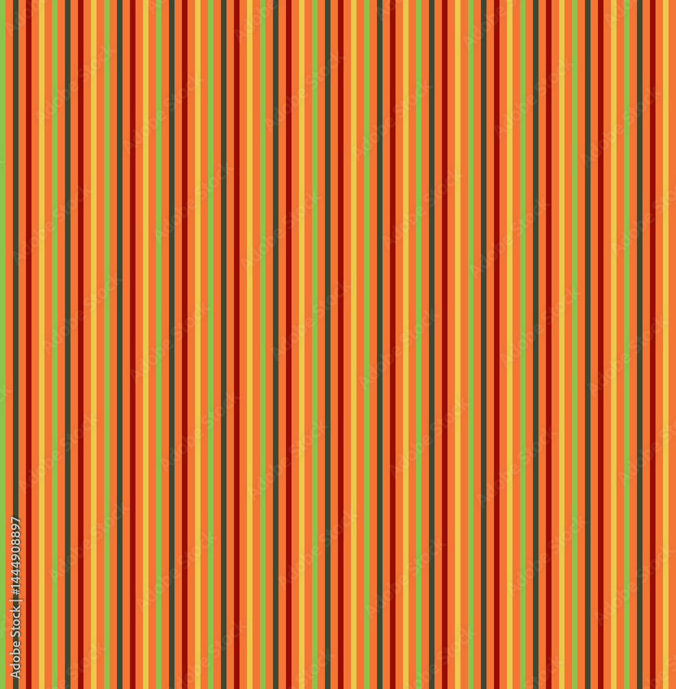 Fototapeta premium Bright multicolor narrow vertical parallel stripes Contemporary abstract geometric seamless pattern Minimalist design