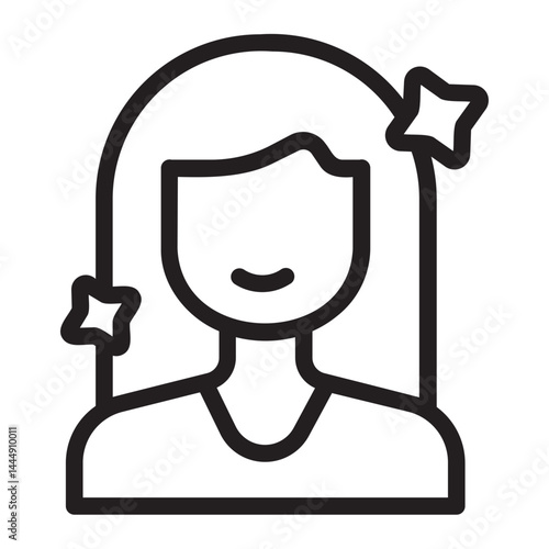 influencer line icon