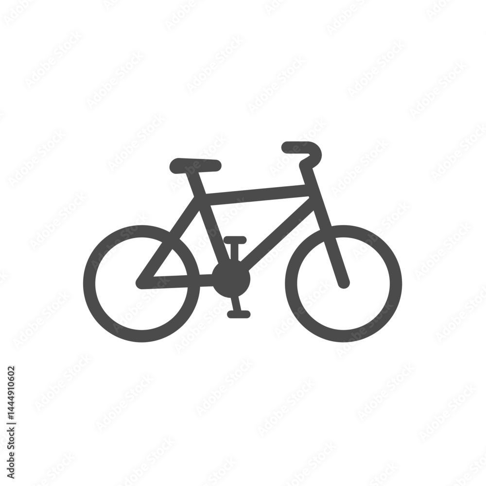 A Simple Bicycle Icon: A minimalist, sleek illustration of a bicycle against a backdrop. Capturing the essence of simplicity, practicality, and environmental consciousness. A Simple Bicycle Icon: A minimalist, sleek illustration of a bicycle against a backdrop. Capturing the essence of simplicity, practicality, and environmental consciousness.