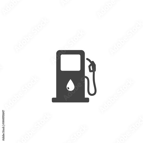 Fueling the Future: A minimalistic depiction of a gas pump, standing as a silent sentinel in an era of constant progress.