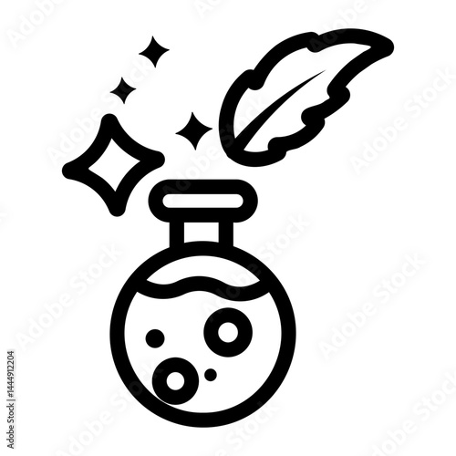 science Line Icon
