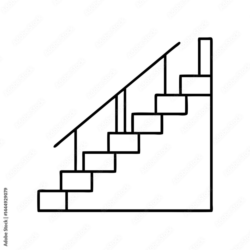 stairs icon, stairs vector illustration-simple illustration of stairs, perfect for stairs logos and icons stairs icon, stairs vector illustration-simple illustration of stairs, perfect for stairs logos and icons