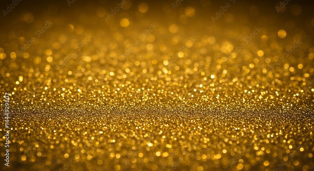 Sparkling Golden Glitter Background Texture Shimmering Luxurious Festive Design Sparkling Golden Glitter Background Texture Shimmering Luxurious Festive Design