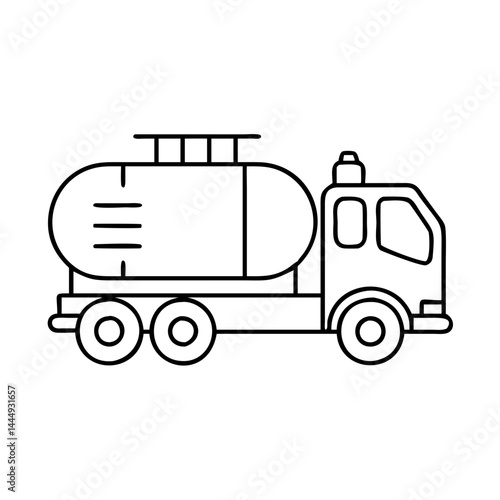 tanker truck logo icon, tanker truck logo vector illustration-simple illustration of tanker truck logo, perfect for tanker truck logo logos and icons