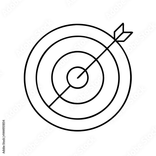 target bullseye icon icon, target bullseye icon vector illustration-simple illustration of target bullseye icon, perfect for target bullseye icon logos and icons